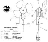 WHIRLWIND (Williams) Fan assembly