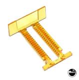 Kicker / Slingshot Parts-Hole base arm amber plastic (Gottlieb)