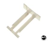 Kicker / Slingshot Parts-Hole base arm white plastic (Gottlieb)