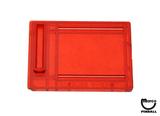 Coin entry plate - Gottlieb&reg; red blank