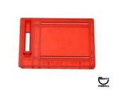 Coin entry plate - Gottlieb&reg; red AUS 5&cent;