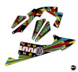 -JET SPIN (Gottlieb) Plastic set