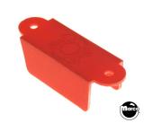 -Lane guide - Bally logo 2-3/4 inch red double