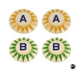 -CAMELOT (Bally) Pop bumper cap set