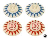 TIME ZONE (Bally) Pop bumper cap set