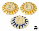 FIREBALL (Bally 1972) Pop bumper cap set