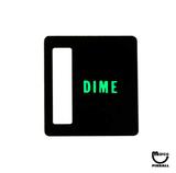 -Price plate (Bally) Dime