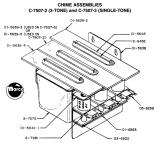 Chime assembly kit Williams 3 tone