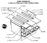 Complete Assemblies-Chime assembly kit Williams 3 tone