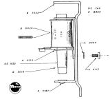 Kicker / Slingshot Parts-Knocker assembly Zaccaria Tic Tac