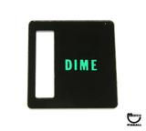 Classic Playfield Reproductions-Price plate (Bally) Dime