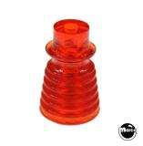 Posts/ Spacers/Standoffs - Plastic-Post 1 inch concentric fin red - short