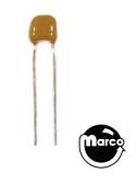 -Capacitor .01 uF 100v radial