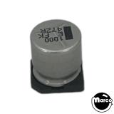 Capacitors-Capacitor 1000uF 25V Surface Mount 13.5mm² x 12.5mm
