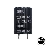 Capacitor 12000 uF 16V radial snap