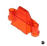 Lane Guides-Lane guide - pyramid 1-1/2" OC tran red