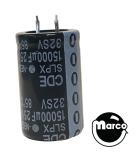 Capacitor 15000 uF 25v radial snap