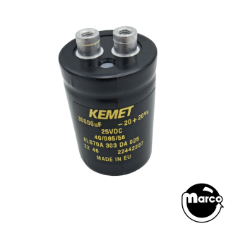 Capacitor 30,000 uF 25v radial screw