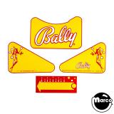 Stickers & Decals-STRIKES & SPARES (Bally) APRON decall