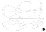 Playfield Plastics-FISH TALES (Williams) plastic protector 8 piece set