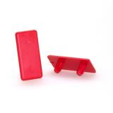 Cabinet hole plug set - red