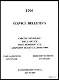 Service Bulletins-Capcom 1996 Service Bulletins