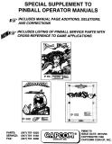 Service Bulletins-Capcom Pinball Supplements