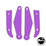 Playfield Plastics-CIRQUS VOLTAIRE (Bally) Color Guard Purple (4)