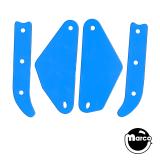DEMOLITION MAN (Williams) Color Guard shield set blue