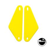 Playfield Plastics-EIGHT BALL DELUXE (Bally) Color Guard Yellow (2)