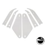 TFK Clear Plastic Protectors-EIGHT BALL DELUXE (Bally) Clear Guard (6)