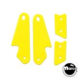 Playfield Plastics-FATHOM (Bally) Color Guard Yellow (4)