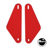 Playfield Plastics-NITRO GROUNDSHAKER (BALLY) Color Guard Red (2)