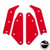 TEENAGE TURTLES (DATA EAST) Color Guard Red (4)