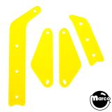 -TWILIGHT ZONE (Bally) Fluorescent Guard YELLOW (4)