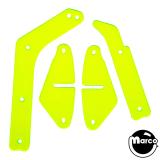 Playfield Plastics-HOBBIT (Jersey Jack) Fluorescent Guard Green (4)