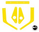 Playfield Plastics-BATMAN 66 (Stern) Fluorescent Guard Yellow (5)