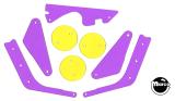 IRON MAIDEN (Stern SPI) Color Guard Purple/Yellow (8)