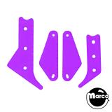 Playfield Plastics-WILLY WONKA (JERSEY JACK) Color Guard Purple (4)