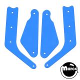 TFK Color Guard Plastic Protectors-HOT WHEELS (American) Color Guard Blue (4)