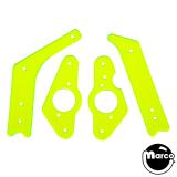 Playfield Plastics-TEENAGE TURTLES (Stern) Fluorescent Guard (4)