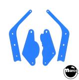 Playfield Plastics-AVENGERS INFINITY QUEST (Stern) Color Guard BLUE (4)