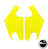 TFK Color Guard Plastic Protectors-Queen (PINBALL BROTHERS) Color Guard Yellow (2)