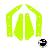 TFK Fluorescent Plastic Protectors-Elton John (JJP) Fluorescent Guard Green (4)