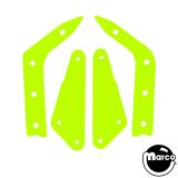 Playfield Plastics-Elton John (JJP) Fluorescent Guard Green (4)