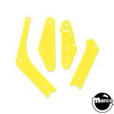 Playfield Plastics-JAWS (STERN) Fluorescent Guard Yellow (4)