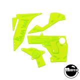 TFK Fluorescent Plastic Protectors-John Wick (STERN) Etched Fluorescent Enhancement Set (4)