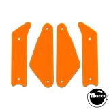 TFK Fluorescent Plastic Protectors-Dungeons & Dragons (STERN) Fluorescent Guard (4)