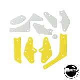 TFK Fluorescent Plastic Protectors-KING KONG (STERN) Fluorescent / Clear Guard Combo (10)