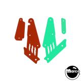 Playfield Plastics-HARRY POTTER (JERSEY JACK) Color Guard GREEN/RED (4)